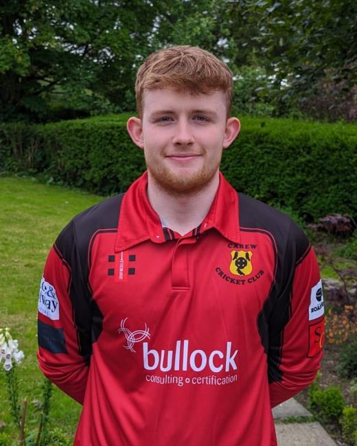 Jac Scourfield – 102 not out for Carew Thirds at Pembroke Dock 2nds 